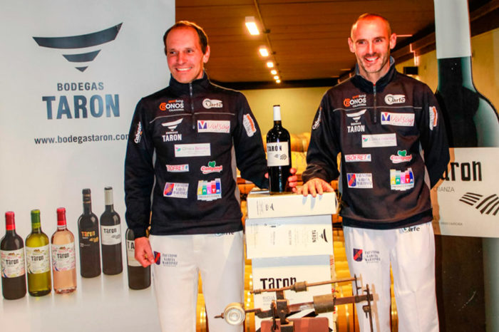 Garfe presenta en Bodegas Tarón la nueva plantilla de pelotaris para 2017