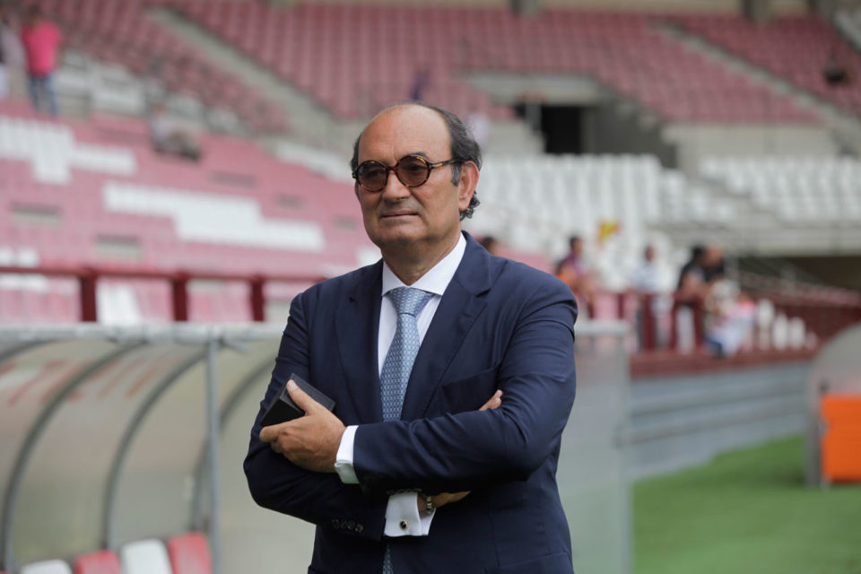 Félix Revuelta, en Las Gaunas. / INGRID