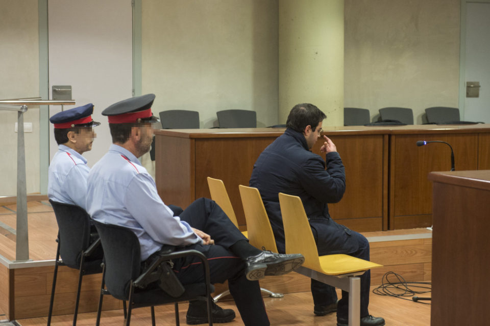 El acusado, en la sesión del juicio celebrada el lunes. / EFE