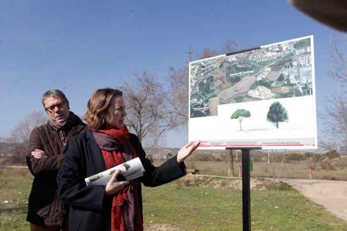 El camino entre El Arco y La Grajera se ampliará para uso peatonal y deportivo