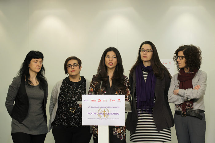 La Plataforma 8 de Marzo llama a participar en un día "más significativo si cabe"