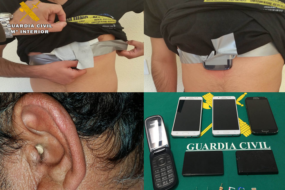 Dispositivos incautados por la Guardia Civil. / Guardia Civil