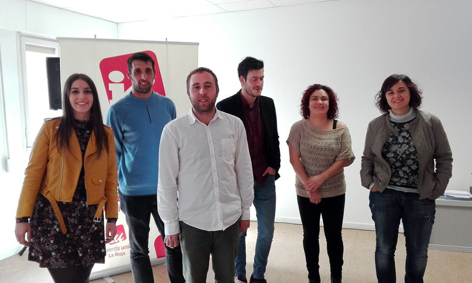 Diego Mendiola, reelegido coordinador de IU La Rioja. / IU La Rioja (Twitter)