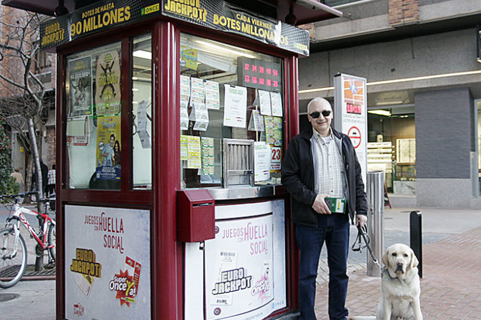 La ONCE reparte en Logroño 70.000 euros de dos cupones premiados