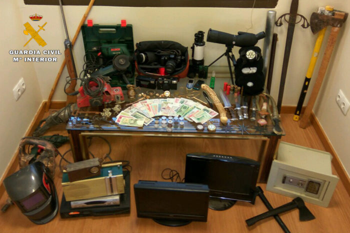 La Guardia Civil desmantela a un grupo criminal dedicado al robo de viviendas en La Rioja y Navarra