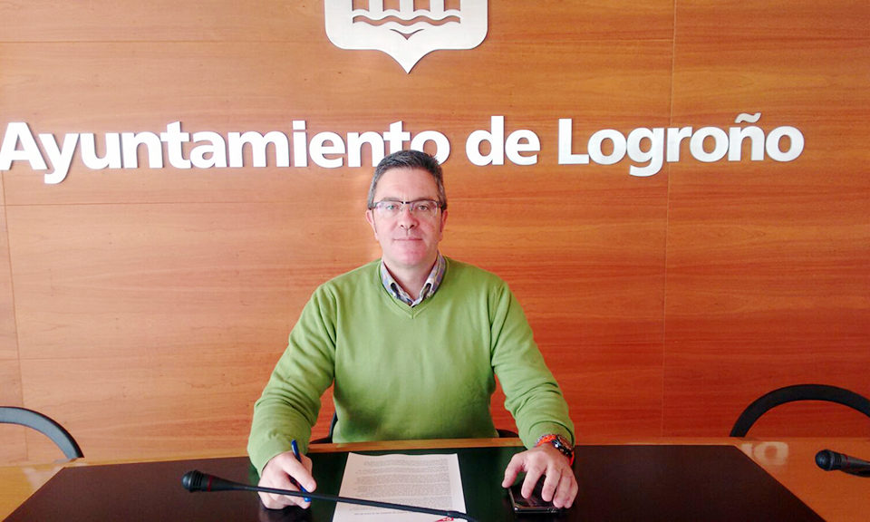 El portavoz de Ciudadanos de Logroño, Julián San Martín. / NR