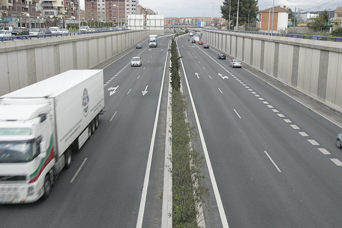 La circunvalación de Logroño sufrirá cortes nocturnos hasta el 8 de junio por obras