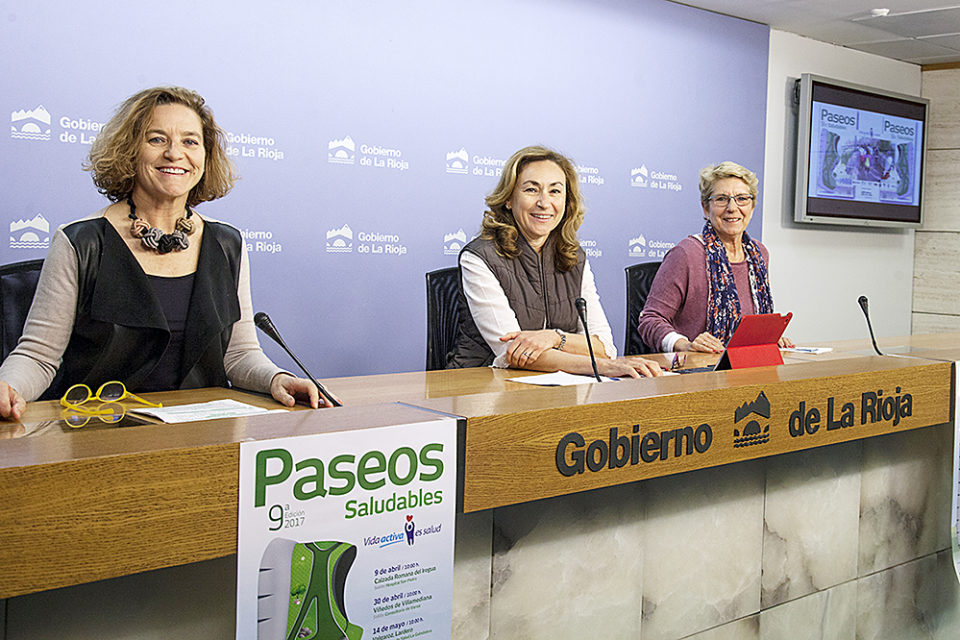 Presentación, en rueda de prensa, de los paseos saludables. / NR