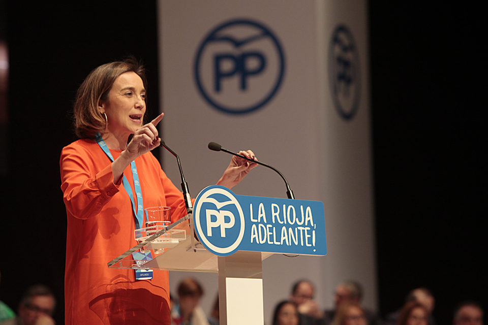 La alcaldesa de Logroño se ha mostrado dispuesta a trabajar por el partido junto al nuevo presidente del PP riojano. /RIOJAPRESS
