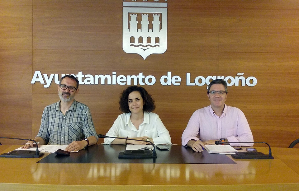 Rubén Antoñanzas, Beatriz Arraiz y Julián San Martín. / NR