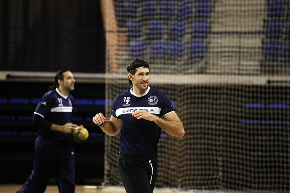 Gurutz Aguinagalde, durante un entrenamiento, en una imagen de archivo. / CLARA LARREA