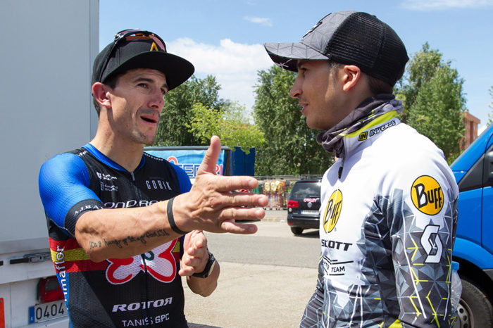 Un error en el recorrido priva a Coloma del triunfo en La Rioja Bike Race