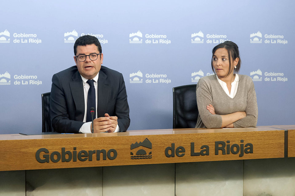 Alfonso Domínguez, con Cristina Bella. / NR