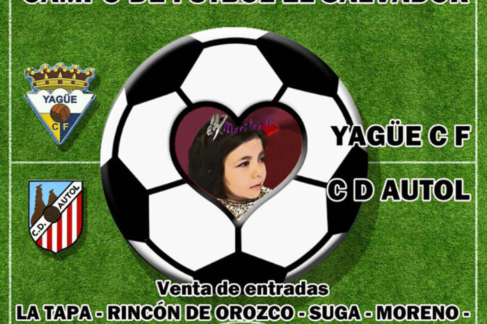 El Yagüe CF y el CD Autol homenajean este sábado a la niña Meritxell con un partido benéfico
