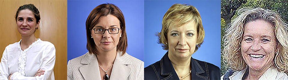 Ana IsabelLázaro, Ángela Carnicero, Elisa Torrecilla y Rosa López. / NR