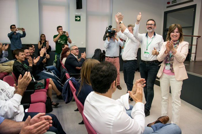 Rubén Antoñanzas, presidente del Partido Riojano con el apoyo del 90% de los votos