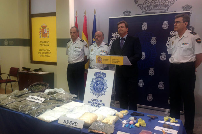 Evitan la distribución de 20 kilos de droga en La Rioja y Navarra