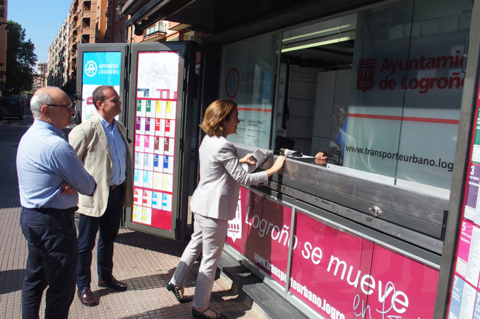 El punto de información del transporte urbano se traslada al quiosco de Jorge Vigón