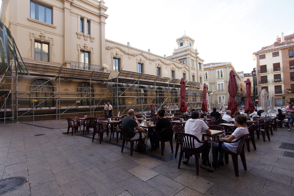 Imagen de archivo de la Plaza de San Agustín, donde se van a celebrar los conciertos. / Clara Larrea