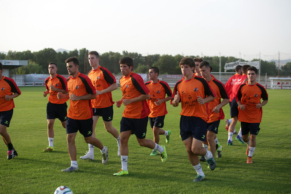 El Varea, en el inicio de la pretemporada el pasado año. / Clara Larrea