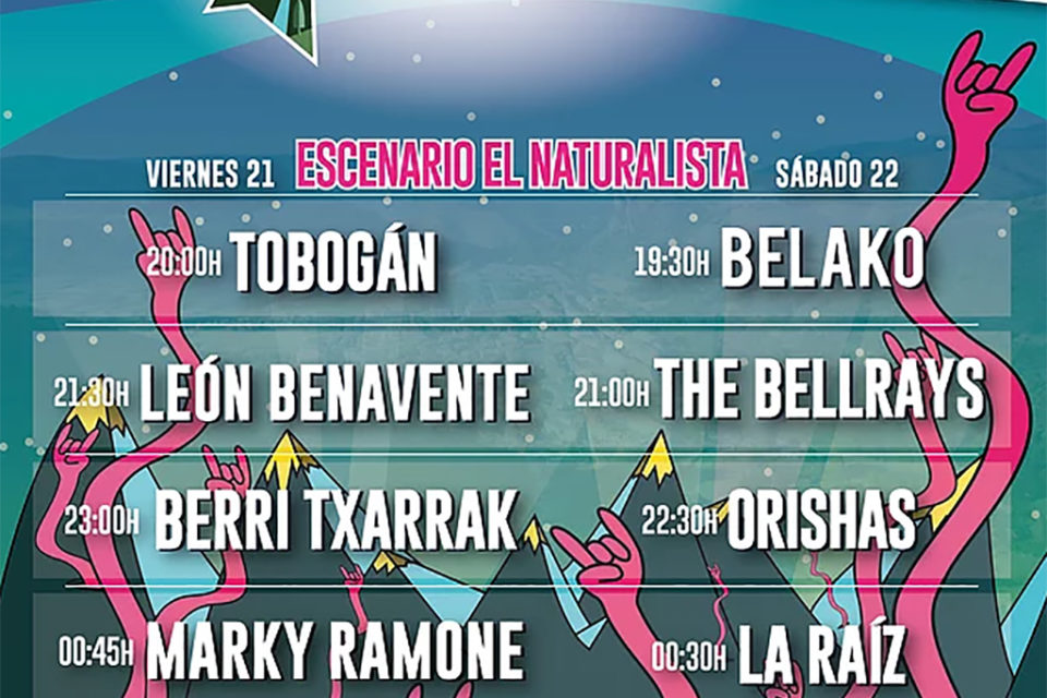 Cartel del festival, que se celebra este fin de semana en Ezcaray.
