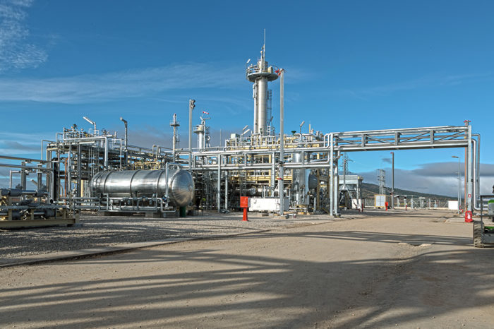 El gas de Sotés ya supone el 90% de toda la producción nacional
