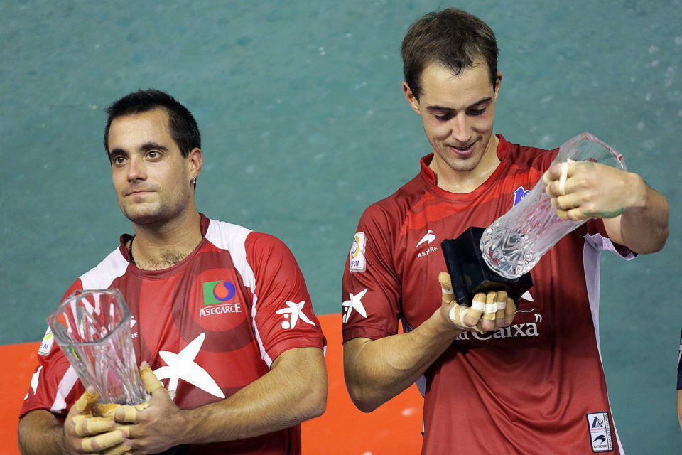 Merino II y Bengoetxea, ganadores en 2013, vuelven a ser pareja este año. / Abel Alonso (Efe)