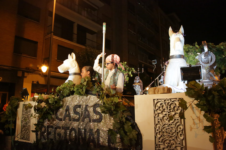 Carroza ganadora en las fiestas de San Mateo del año pasado. / Clara Larrea