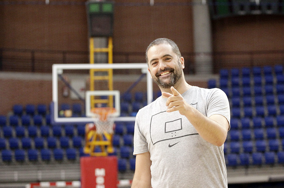 Jenaro Díaz, entrenador del Clavijo. / Clara Larrea