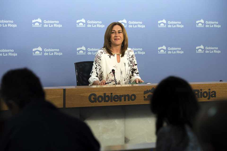 La portavoz del Gobierno, Begoña Martínez. / NR