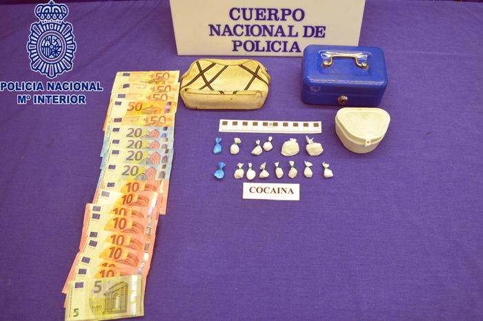 Desactivado un punto de venta de droga en un locutorio de Logroño