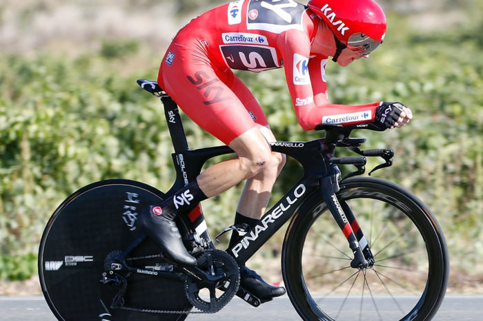 Froome vuela en Logroño