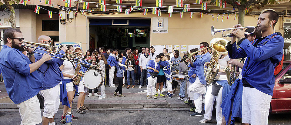 Los peñistas serán durante estos días los protagonistas de las fiestas. / Ingrid