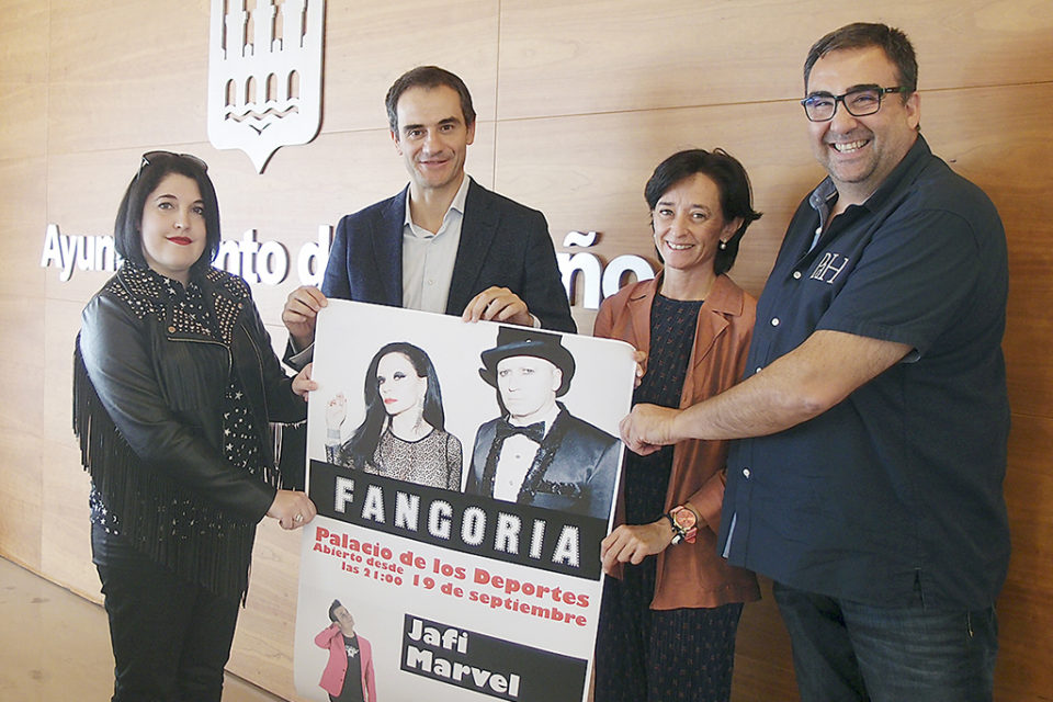 Presentación del concierto de Fangoria, que será gratuito el 19 de septiembre en el Palacio de Deportes./ NR