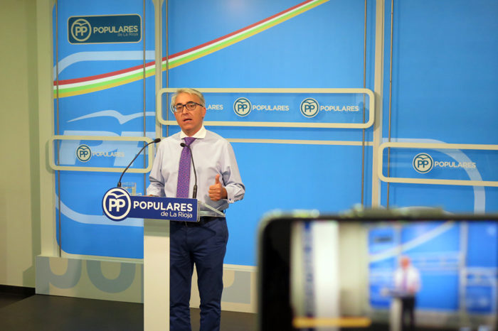 Jesús Ángel Garrido repite como portavoz del PP en el Parlamento riojano