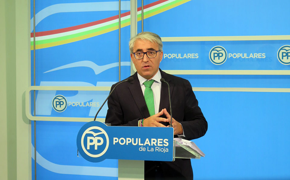 Jesús Ángel Garrido, durante la rueda de prensa. / NR