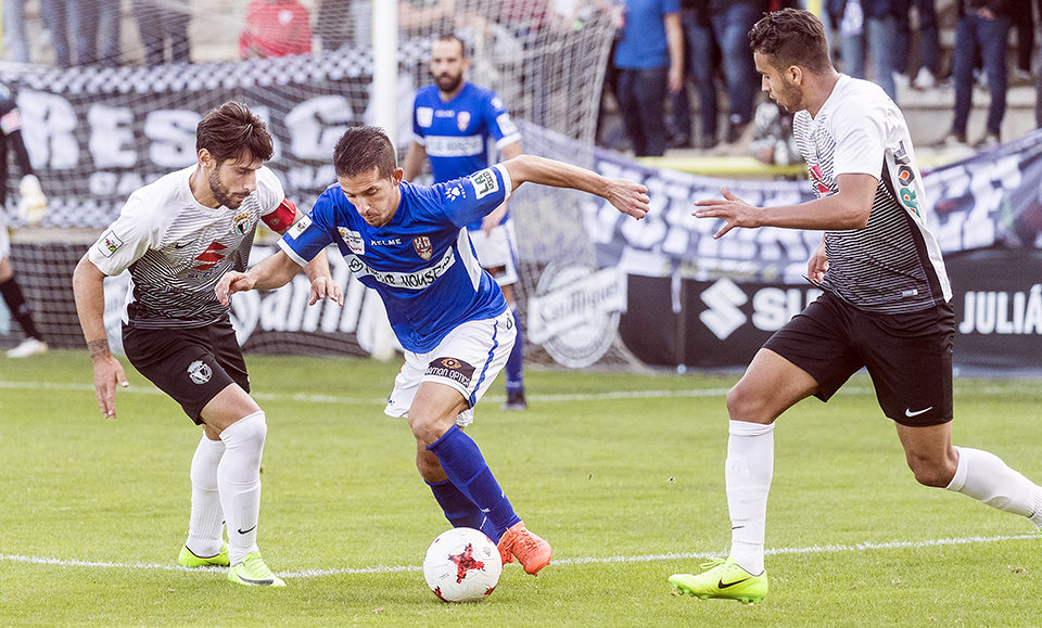 La UDL recibió en Burgos el primer contratiempo del año./ Diario de Burgos J.J. MATÍAS