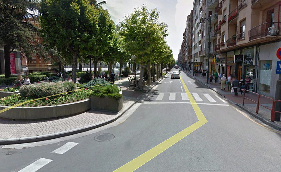 Imagen de archivo de la avenida de la Paz. / NR