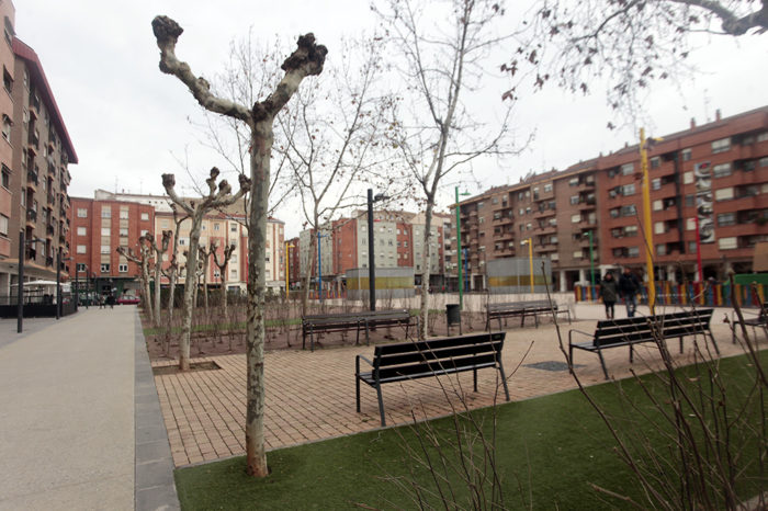 La mejora de la Plaza Primero de Mayo, en 2018