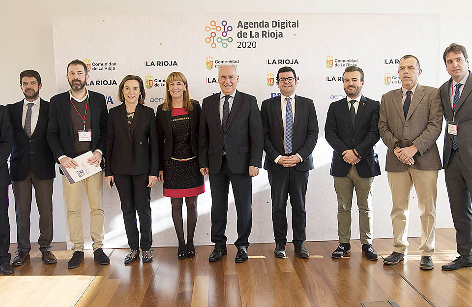 Inauguración de la Jornada sobre la Agenda Digital riojana. / NR