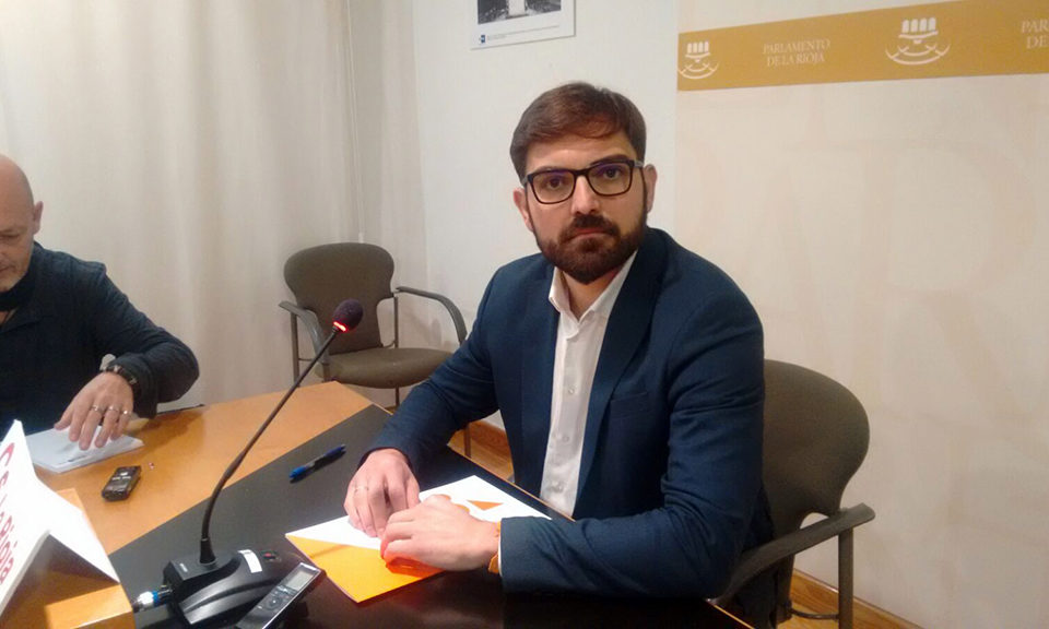 El portavoz parlamentario de Ciudadanos, Diego Ubis. / NR