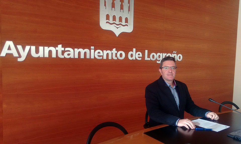 Julián San Martín, portavoz de Ciudadanos de Logroño. / NR