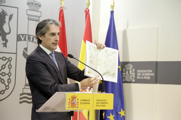Fomento presenta cuatro opciones de trazado para conectar Logroño y Miranda por AVE