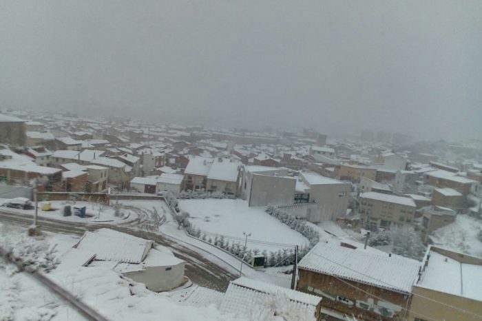 La nieve tiñe de blanco La Rioja