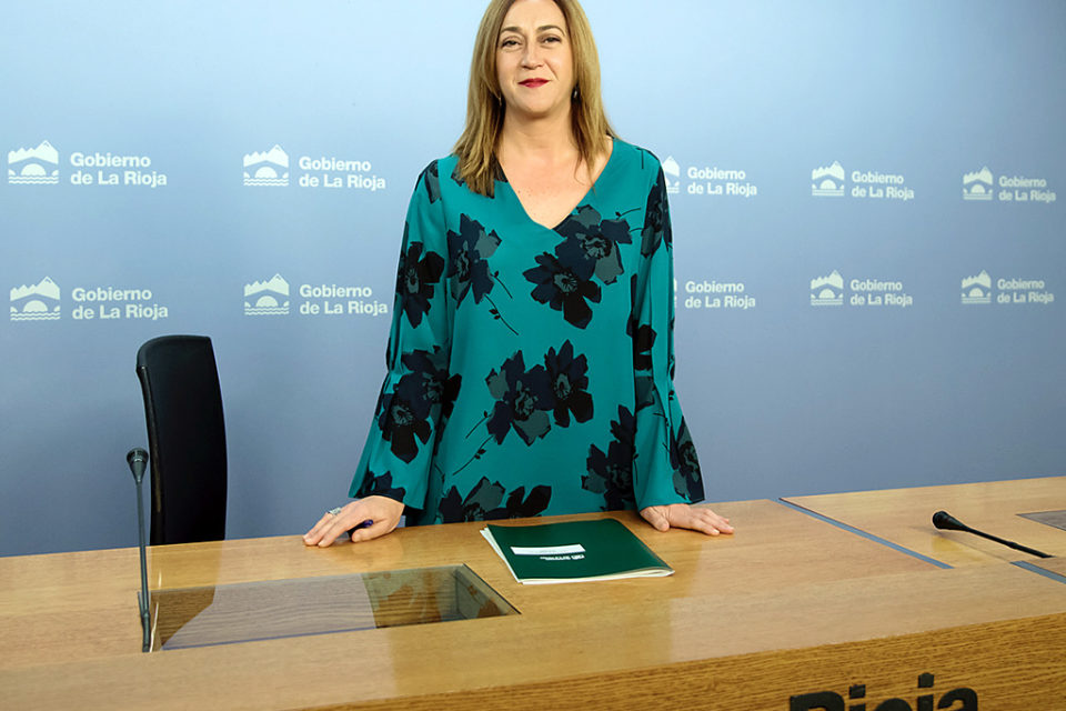 La portavoz del Gobierno riojano, Begoña Martínez Arregui. /NR