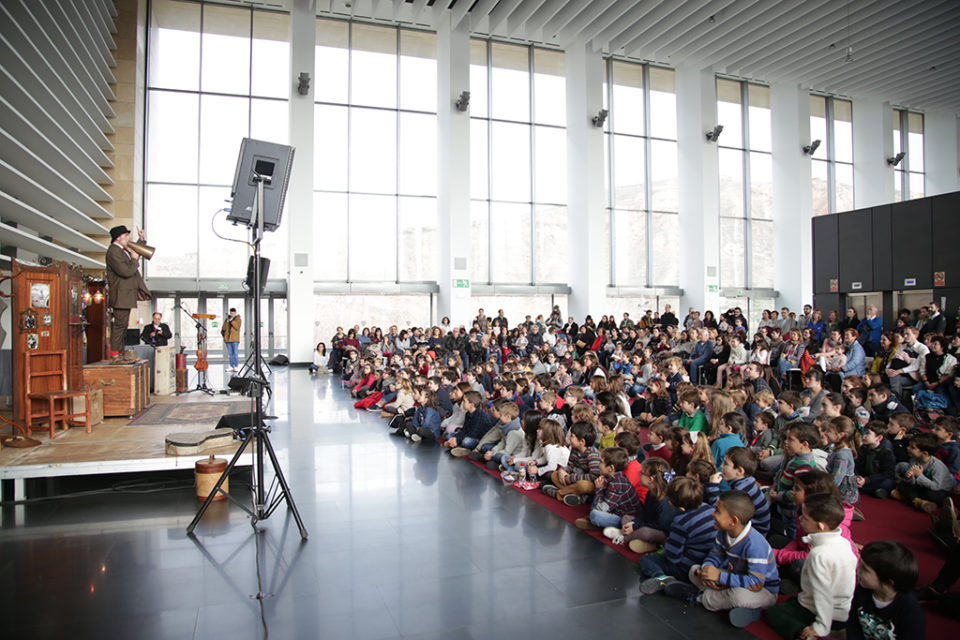 Espectáculo que la Compañía Kicirke ha representado este martes en Riojaforum. / Clara Larrea