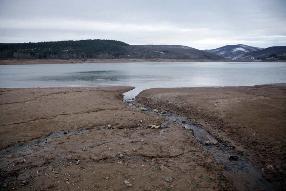 Imagen tomada el 16 de enero del embalse González Lacasa. / Clara Larrea