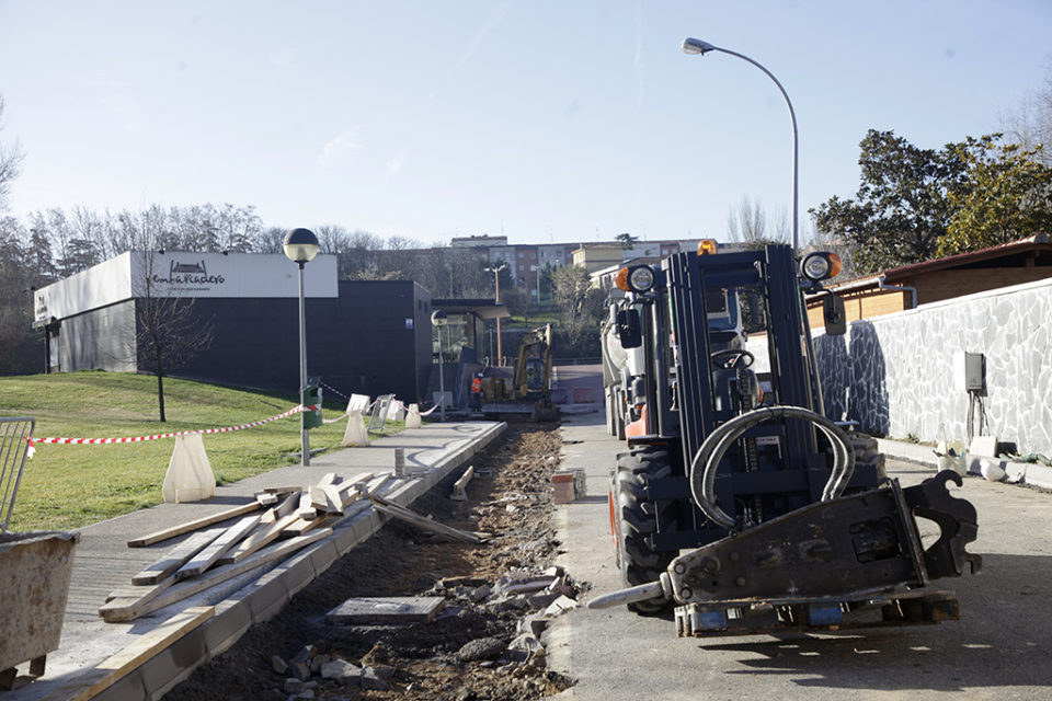 Las obras para mejorar el acceso al embarcadero ya han comenzado. / Ingrid
