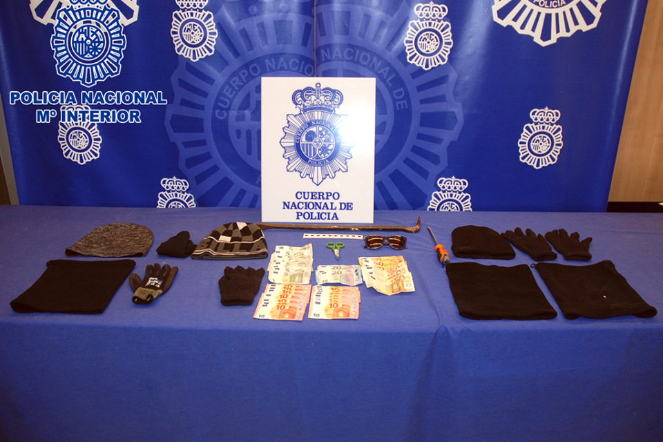 Materia incautado por la Policía Nacional. / Policía Nacional