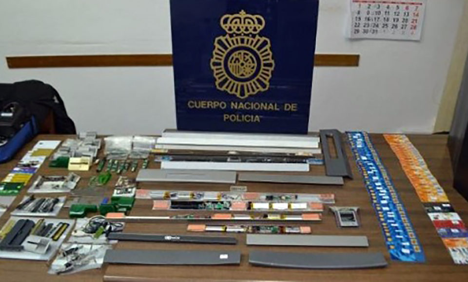 Material intervenido por la Policía Nacional tras los registros. / Policía Nacional